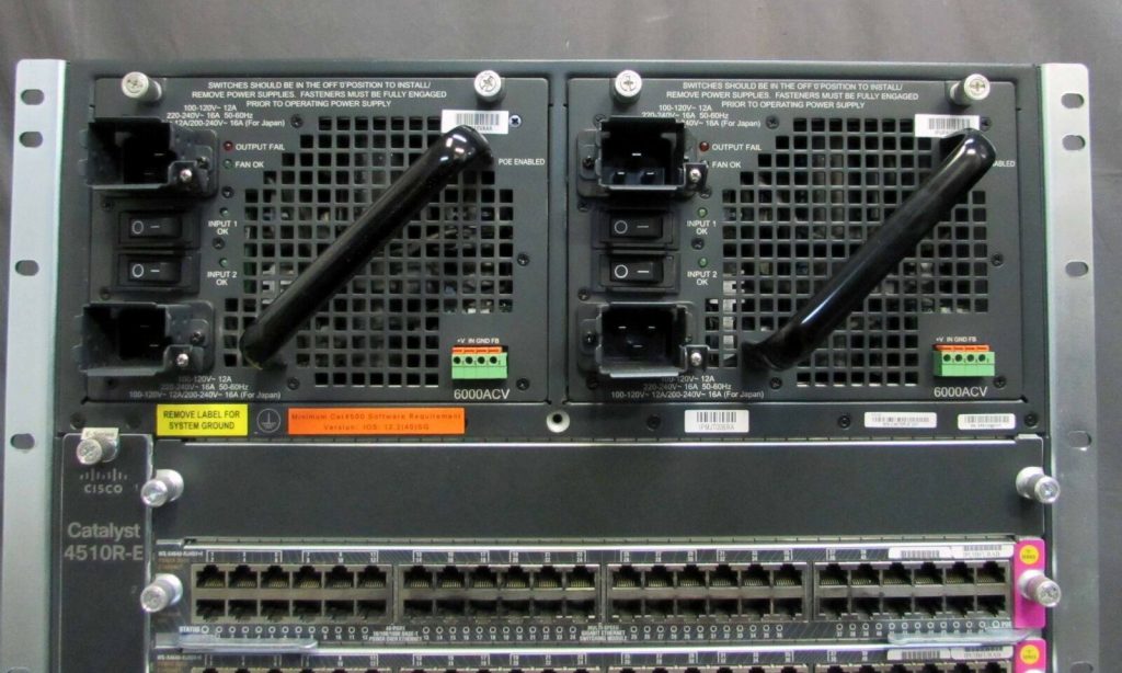 Thiết bị chuyển mạch switch cisco ws-c4510r-e chính hãng.